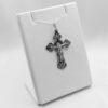 Хрест срібний родований без каменів арт.270002 — изображение 4